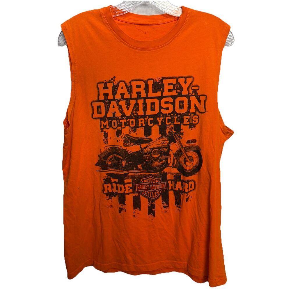 Harley Davidson Graphic Tank Top Live To Ride Mens